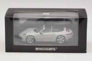 Porsche 911 992 Carrera 4S Cabriolet Grey Minichamps 1:43 410069331 Diecast - image 5 of 5