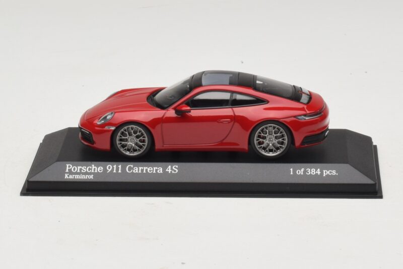 Porsche 911 992 Carrera 4S Red Minichamps 1:43 Porsche 911 992 Carrera 4S Red Minichamps 1:43 410069321 Diecast