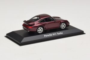 Porsche 911 993 Turbo Red Metallic Maxichamps 1:43 940069200 Diecast - image 2 of 5
