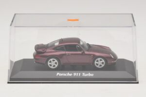 Porsche 911 993 Turbo Red Metallic Maxichamps 1:43 940069200 Diecast - image 4 of 5