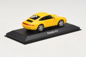 Porsche 911 993 Yellow Maxichamps 1:43 940063000 Diecast - image 2 of 5
