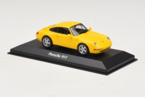 Porsche 911 993 Yellow Maxichamps 1:43 940063000 Diecast - image 3 of 5
