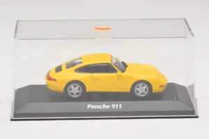 Porsche 911 993 Yellow Maxichamps 1:43 940063000 Diecast - image 4 of 5