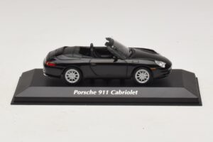 Porsche 911 996 Cabriolet Black Metallic Maxichamps 1:43 940061030 Diecast