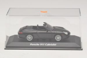 Porsche 911 996 Cabriolet Black Metallic Maxichamps 1:43 940061030 Diecast - image 4 of 5