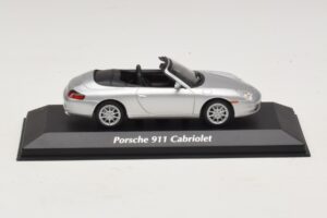 Porsche 911 996 Cabriolet Silver Maxichamps 1:43 940061031 Diecast