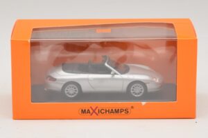 Porsche 911 996 Cabriolet Silver Maxichamps 1:43 940061031 Diecast - image 5 of 5