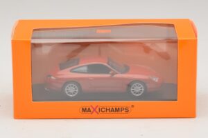 Porsche 911 996 Carrera Orange Metallic Maxichamps 1:43 940061021 Diecast - image 5 of 5