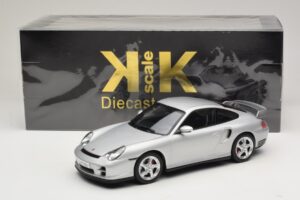 Porsche 911 996 GT2 Silver KK-Scale 1:18 KKDC181451 Diecast - image 6 of 6