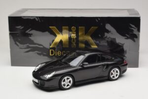 Porsche 911 996 Turbo Black Metallic KK-Scale 1:18 KKDC181472 Diecast - image 6 of 6