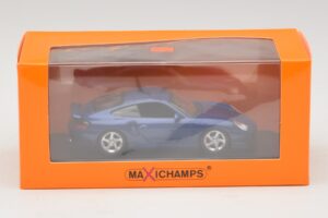 Porsche 911 996 Turbo Blue Metallic Maxichamps 1:43 940069301 Diecast - image 5 of 5