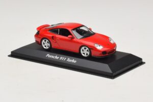 Porsche 911 996 Turbo Red Maxichamps 1:43 940069300 Diecast - image 3 of 5