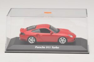 Porsche 911 996 Turbo Red Maxichamps 1:43 940069300 Diecast - image 4 of 5