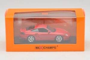 Porsche 911 996 Turbo Red Maxichamps 1:43 940069300 Diecast - image 5 of 5