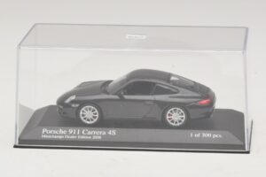 Porsche 911 997 Carrera 4S Grey Metallic Minichamps 1:43 403066430 Diecast - image 4 of 5