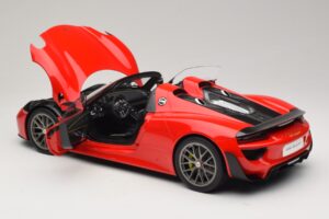 Porsche 918 Spyder Weissach Package Guards Red AUTOart 1:12 12122 Diecast - image 5 of 8