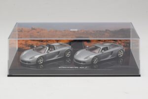 Porsche Carrera GT Spider & Coupe Set Silver Minichamps 1:43 WAP02010314 Diecast - image 4 of 5
