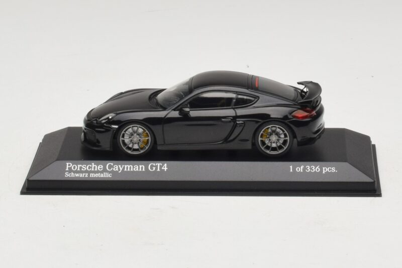 Porsche Cayman GT4 981 Black Metallic Minichamps 1:43 Porsche Cayman GT4 981 Black Metallic Minichamps 1:43 410066121 Diecast