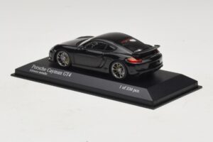 Porsche Cayman GT4 981 Black Metallic Minichamps 1:43 410066121 Diecast - image 3 of 5