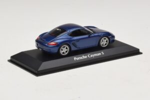 Porsche Cayman S 987 Blue Metallic Maxichamps 1:43 940065621 Diecast - image 2 of 5