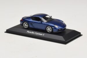 Porsche Cayman S 987 Blue Metallic Maxichamps 1:43 940065621 Diecast - image 3 of 5