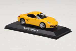 Porsche Cayman S 987 Yellow Maxichamps 1:43 940065620 Diecast - image 3 of 5