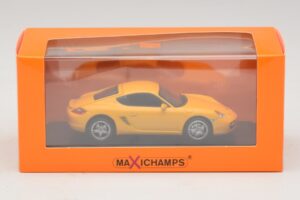Porsche Cayman S 987 Yellow Maxichamps 1:43 940065620 Diecast - image 5 of 5