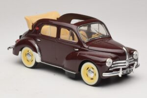 Renault 4CV Maroon Solido 1:18 8048 Diecast - image 4 of 6