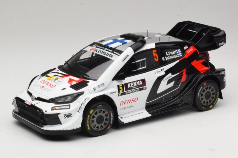 Toyota GR Yaris Rally1 #5 S. Pajari / E. Malkonen Rally Kenya 2025 IXO 1:18 18RMC246 Diecast
