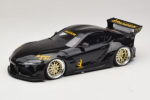 Toyota Supra GR A90 Pandem V1.0 Black TopSpeed 1:18 Toyota Supra GR A90 Pandem V1.0 Black TopSpeed 1:18 TS0307 Resin