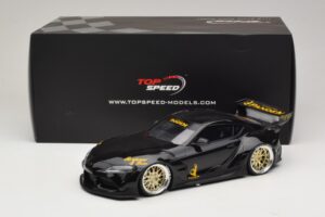Toyota Supra GR A90 Pandem V1.0 Black TopSpeed 1:18 TS0307 Resin - image 6 of 6