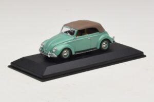 Volkswagen 1200 Cabriolet Soft Top Green Minichamps 1:43 430052042 Diecast - image 2 of 5