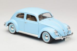 Volkswagen Beetle Blue Bburago 1:18 3381 Diecast - image 6 of 8