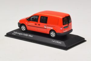 Volkswagen Caddy Maxi Mk3 Norway Post Minichamps 1:43 403057005 Diecast - image 3 of 5