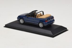 Volkswagen Golf Mk4 Cabriolet Blue Dealer Edition Minichamps 1:43 GOLF005 Diecast - image 3 of 5