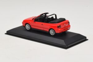 Volkswagen Golf Mk4 Cabriolet Red Dealer Edition Minichamps 1:43 GOLF006 Diecast - image 3 of 5
