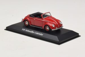 Volkswagen Hebmuller Cabriolet Red Maxichamps 1:43 940052131 Diecast - image 3 of 5