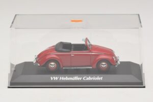 Volkswagen Hebmuller Cabriolet Red Maxichamps 1:43 940052131 Diecast - image 4 of 5