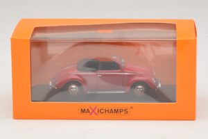 Volkswagen Hebmuller Cabriolet Red Maxichamps 1:43 940052131 Diecast - image 5 of 5