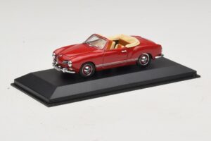 Volkswagen Karmann Ghia Cabriolet Dark Red Minichamps 1:43 5032 Diecast - image 2 of 5
