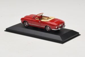 Volkswagen Karmann Ghia Cabriolet Dark Red Minichamps 1:43 5032 Diecast - image 3 of 5