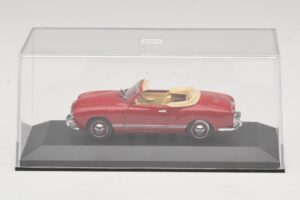 Volkswagen Karmann Ghia Cabriolet Dark Red Minichamps 1:43 5032 Diecast - image 4 of 5
