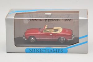Volkswagen Karmann Ghia Cabriolet Dark Red Minichamps 1:43 5032 Diecast - image 5 of 5