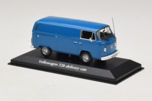 Volkswagen T2b Delivery Van Blue Maxichamps 1:43 940053061 Diecast - image 3 of 5